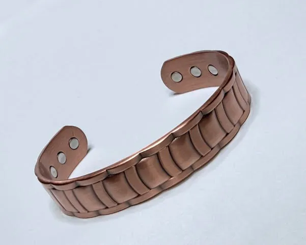 Copper Cuff Bangle - Entwine