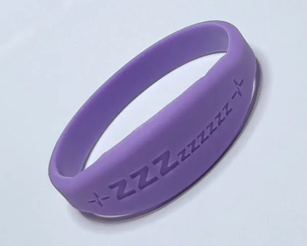 Silicone – Sine Band Purple “Sleep ZZZzzzzzz”