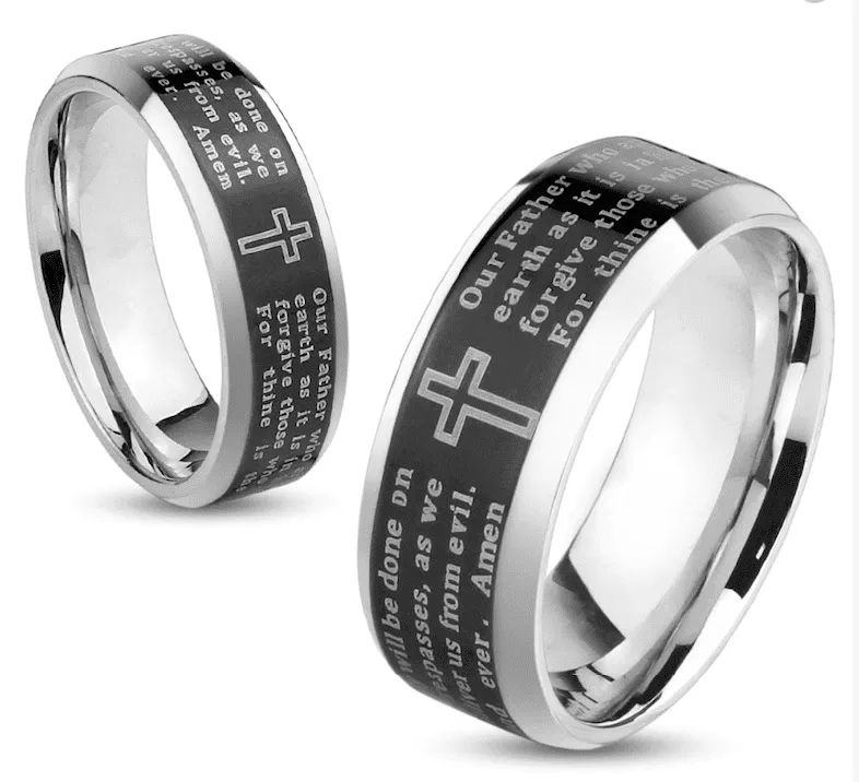 Stainless Ring – Lords Prayer