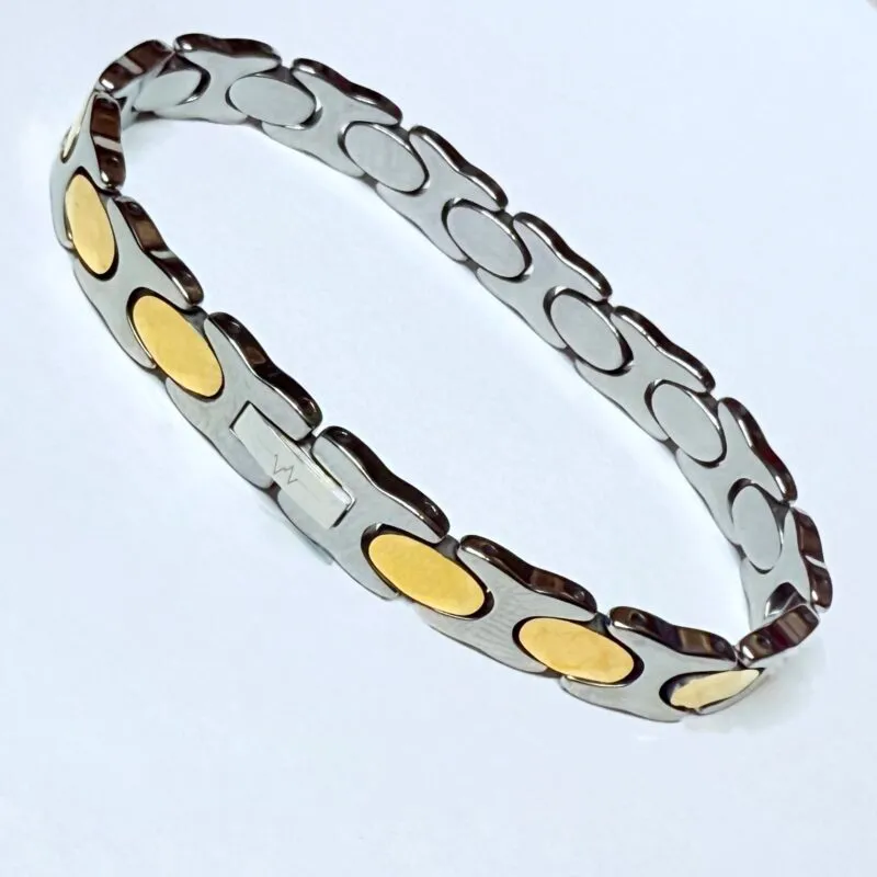 Tungsten Bracelet – Gold Drop